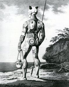 شاب نوكهيوان غير موشوم بالكامل ، 1813 بواسطة فيلهلم جوتليب تيليسيوس من تيليناو